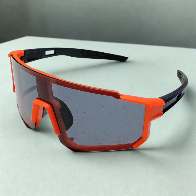 Sport Zonnebril Heren Met Gepolariseerde Lens Wraparound