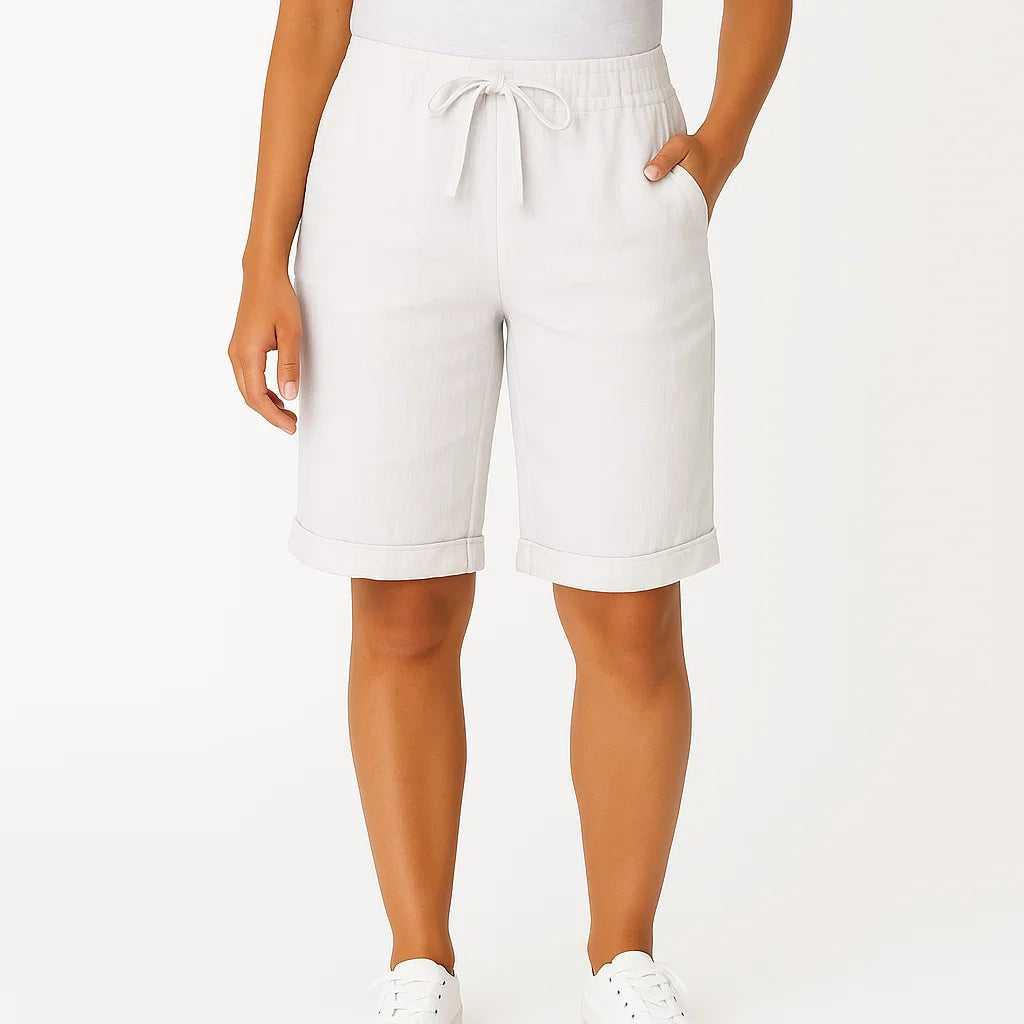 Dames Chino Korte Broek Met Zakken