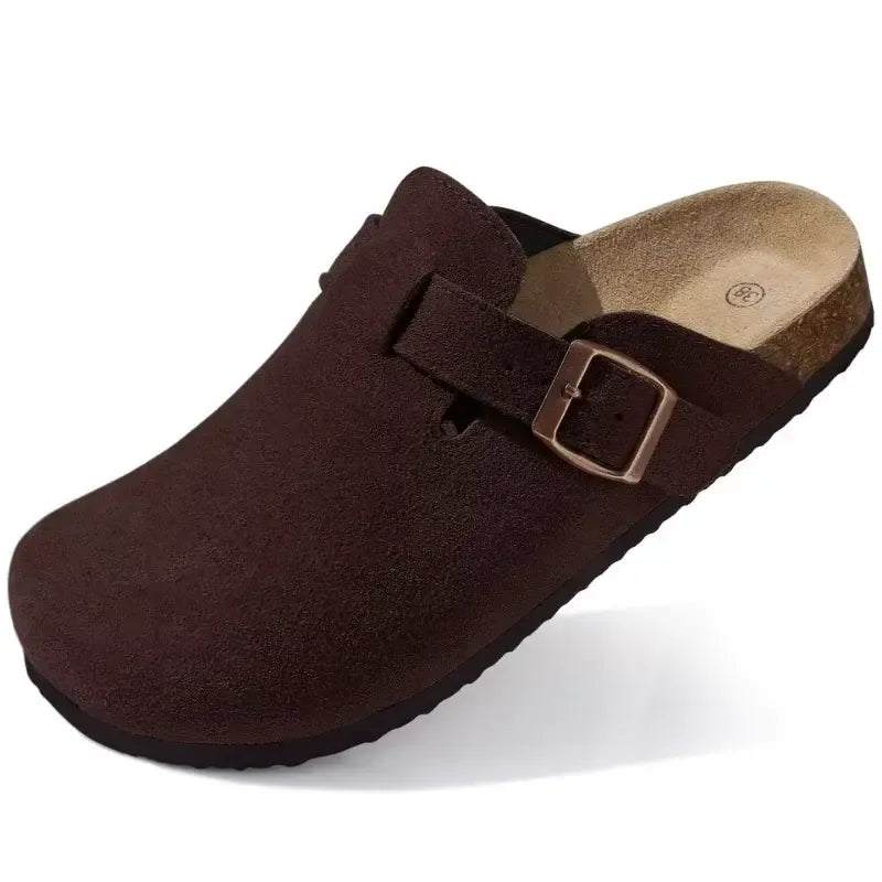 Klompen Dames Suède Comfortabel Voetbed Slip-on Model