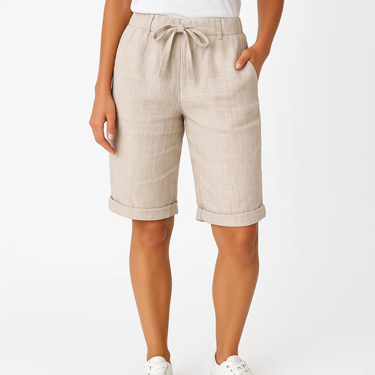 Dames Chino Korte Broek Met Zakken