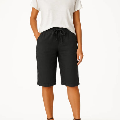 Dames Chino Korte Broek Met Zakken
