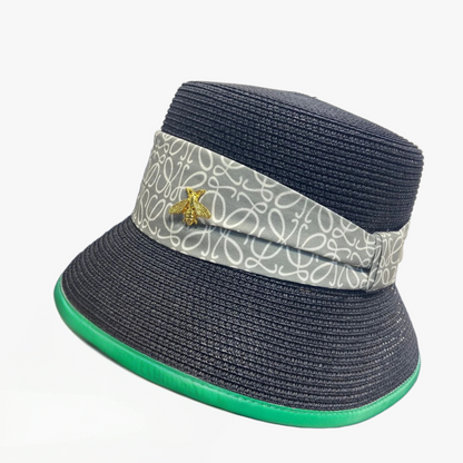 Zomerhoed Dames Met Brede Rand en Designband