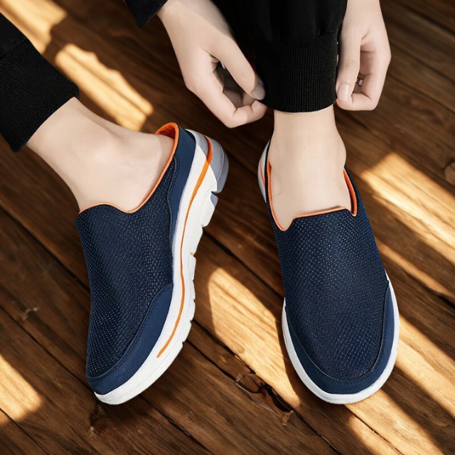 Herenschoenen Met Ademend Mesh En Lichtgewicht Zool