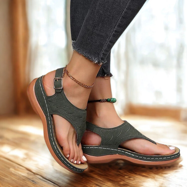 Dames Sandalen Met Orthopedisch Voetbed En Demping