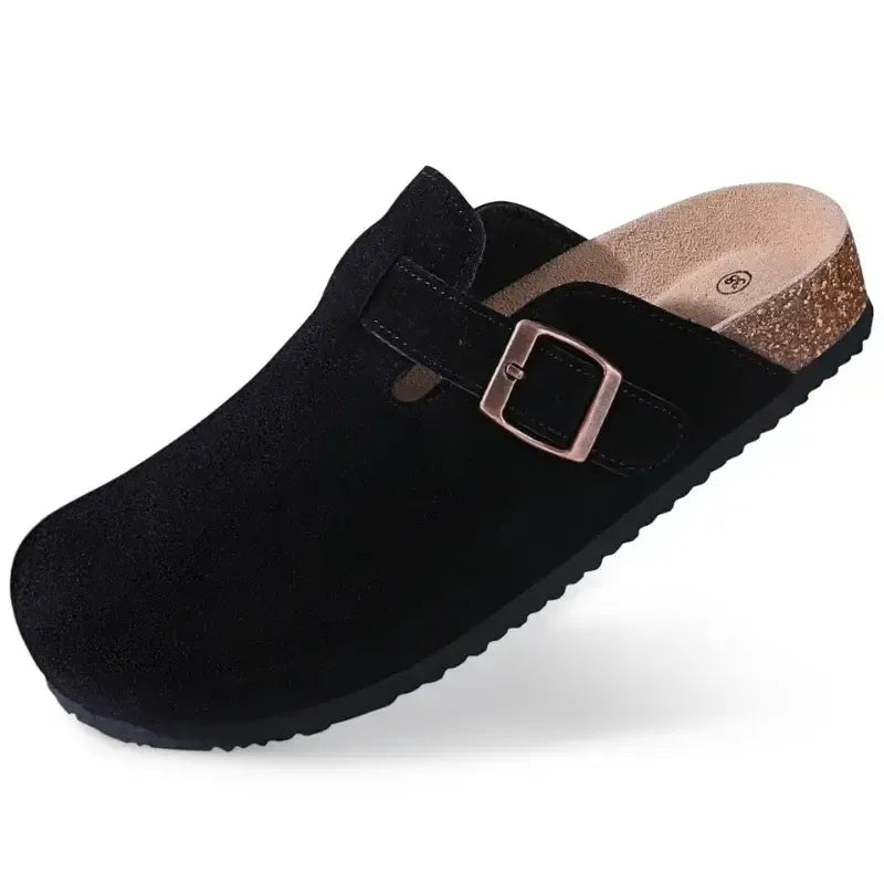 Klompen Dames Suède Comfortabel Voetbed Slip-on Model